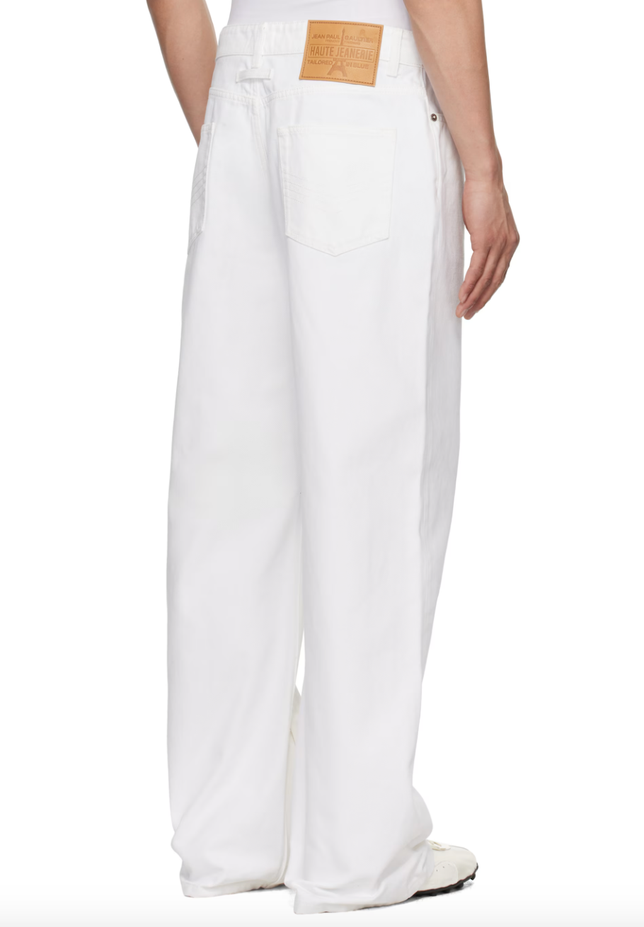 Buttoned Denim Jeans